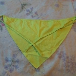 Neon Green Tie Head Scarf